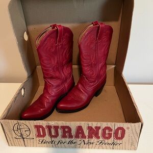 Durango Cowboy Boots - Red